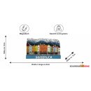 Kühlschrankmagnet – Bunte Häuser am Inn & Alpen Motiv - Innsbruck M1