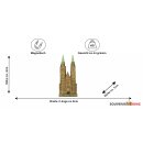 Kühlschrankmagnet Souvenir – St. Lorenz Kirche Motiv, detailreicher 3D Magnet – Reiseandenken Mitbringsel & Geschenkidee - Nürnberg