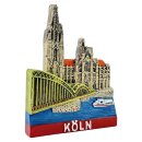 Kühlschrankmagnet – Kölner Dom & Rheinbrücke Motiv - Köln