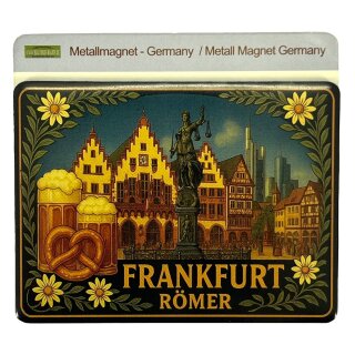Blech Magnet Metallmagnet - Frankfurt Römer