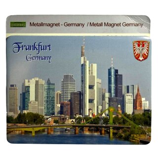 Blech Magnet Metallmagnet - Frankfurt Germany F1