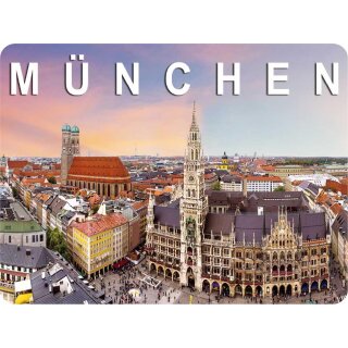 Blech Magnet Metallmagnet - München M2