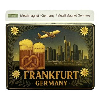 Blech Magnet Metallmagnet - Frankfurt F2