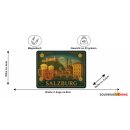 Blech Magnet Metallmagnet - Salzburg S2