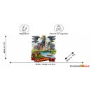 Frankfurt Kühlschrankmagnet 3D Skyline Adler Souvenir Magnet Reiseandenken