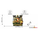 Nürnberg Kühlschrankmagnet 3D Skyline Adler Souvenir Magnet