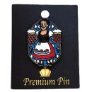 Pin Bayrisches Mädel mit Brier Maß