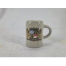 5cm Bierkrug Tasse Bayern Wappen