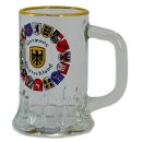 Glas Henkel Krug 4 cl Nürnberg Goldrand Seidelchen...