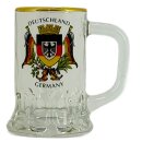 Glas Henkel Krug 4 cl Nürnberg Goldrand Seidelchen...