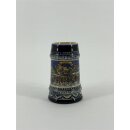 Gutsherrenkrug Mini 8cm blau Nürnberg Weihnachtsmarkt
