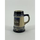 Gutsherrenkrug Mini 8cm blau Nürnberg Weihnachtsmarkt