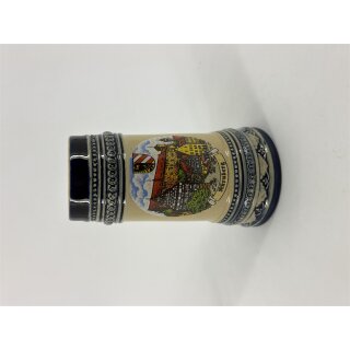 Gutsherrenkrug Nürnberg blau 11,5cm Weihnachtsmarkt