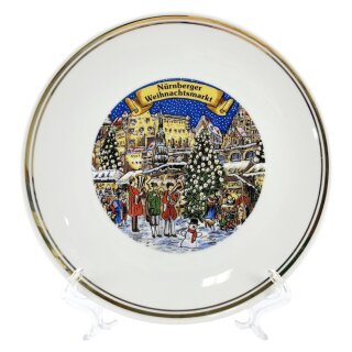 Wandteller 24cm Nürnberg Weihnachtsmarkt