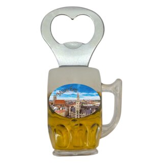Flaschenöffner Bierkrug Massbier Bier München M2