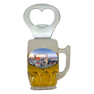 Flaschenöffner Bierkrug Massbier Bier München M6