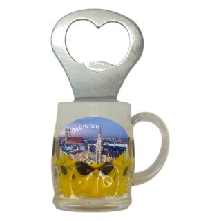 Flaschenöffner Bierkrug Massbier Bier München M1