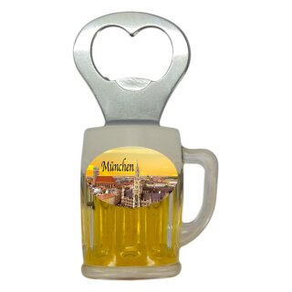 Flaschenöffner Bierkrug Massbier Bier München M5