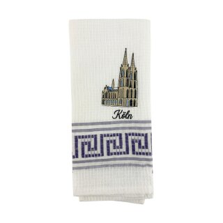 Geschirrtuch Tuch Handtuch ca. 60 x 40cm Deutschland Köln Kölner Dom Lila
