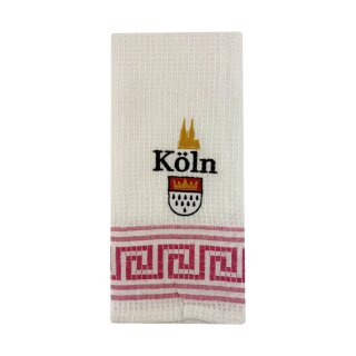 Geschirrtuch Tuch Handtuch ca. 60 x 40cm Deutschland Köln Wappen Dom Pflaume