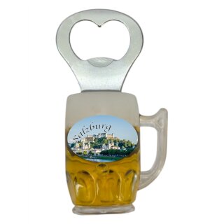 Flaschenöffner Bierkrug Massbier Bier Magnet Köln