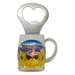 Flaschenöffner Bierkrug Massbier Bier Salzburg
