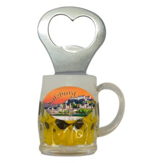 Flaschenöffner Bierkrug Massbier Bier Salzburg