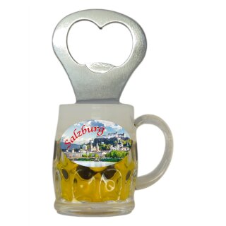 Flaschenöffner Bierkrug Massbier Bier Salzburg