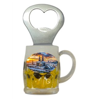 Flaschenöffner Bierkrug Massbier Bier Köln