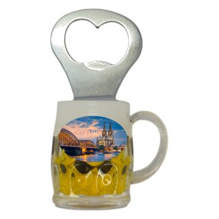Flaschenöffner Bierkrug Massbier Bier Cologne