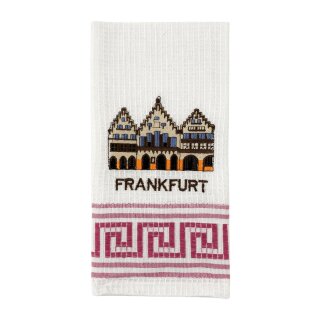 Geschirrtuch Tuch Handtuch ca. 60 x 40cm Deutschland Frankfurt Römer Pflaume