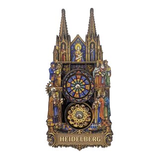 Holzmagnet Heidelberg Souvenir Magnet, drehbar, beweglich, Made in EU