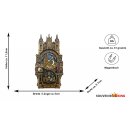 Holzmagnet Kühlschrankmagnet München Marienplatz drehbar, Made in EU