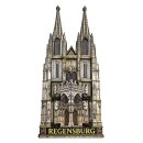 Holzmagnet Regensburg Dom Magnet, Kühlschrankmagnet...