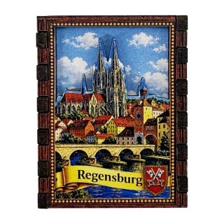 Holzmagnet, Streichhölzerbox Regensburg
