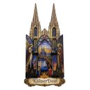 Holzmagnet Kühlschrankmagnet Kölner Dom Beweglich Türen öffnen sich Made in Europa