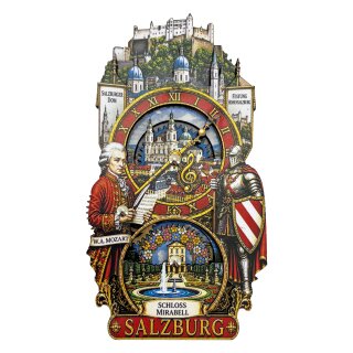 Holzmagnet Magnet Holz - Salzburg Beweglich Dreht sich