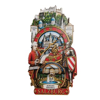Holzmagnet Salzburg Austria Magnet Mozart