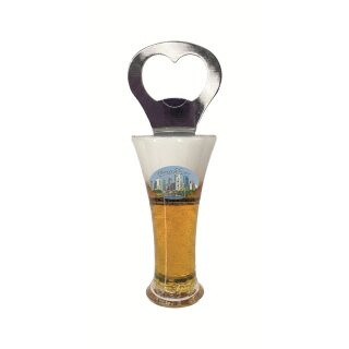 Flaschenöffner Bierkrug Weißbier Weizen Massbier Bier Magnet Frankfurt