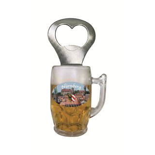 Flaschenöffner Bierkrug Massbier Bier Nürnberg N2