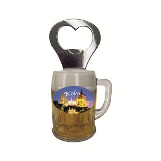 Flaschenöffner Bierkrug Massbier Bier Köln