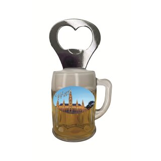 Flaschenöffner Bierkrug Massbier Bier Wien