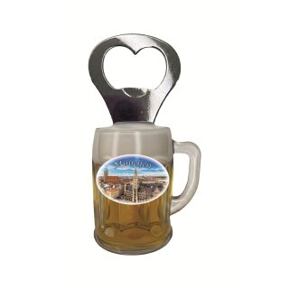 Flaschenöffner Bierkrug Massbier Bier München