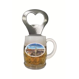 Flaschenöffner Bierkrug Massbier Bier München
