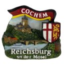 Cochem Magnet Reichsburg, Mosellandschaft, Schiff