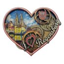 Holzmagnet Holz Herz Magnet Drehend Beweglich - Regensburg