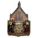 Holzmagnet Holz Kirche Magnet Tür Beweglich -...