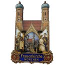 Holzmagnet Holz Kirche Magnet Tür  Beweglich -...