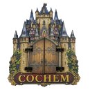 Holzmagnet Holz Reichsburg Magnet  Tür Beweglich - Cochem