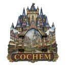 Holzmagnet Holz Reichsburg Magnet  Tür Beweglich - Cochem